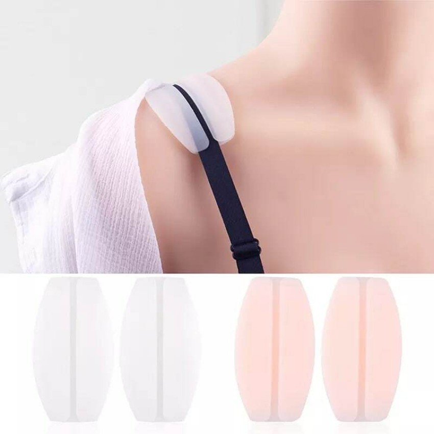 TRK HUB Women's Silicone Bra Strap Pain Relief Cushion Comfortable Non-slip  Shoulder Pad Silicone Push Up Bra Petals Price in India - Buy TRK HUB  Women's Silicone Bra Strap Pain Relief Cushion
