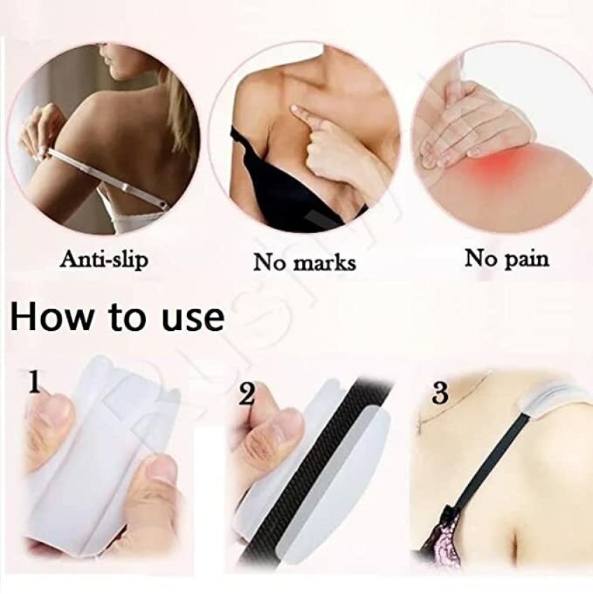 SKYVOKES Bra Strap Pain Relief Cushions Pad Holder/Comfortable Non-Slip Pads  (1 Pair) Silicone Bra Strap Cushion Price in India - Buy SKYVOKES Bra Strap  Pain Relief Cushions Pad Holder/Comfortable Non-Slip Pads (1