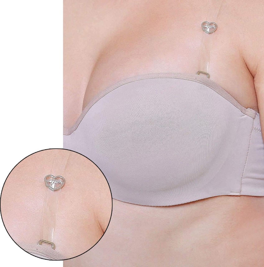 Adjustable Transparent Clear Invisible Bra Set,Silicone Bra Rope