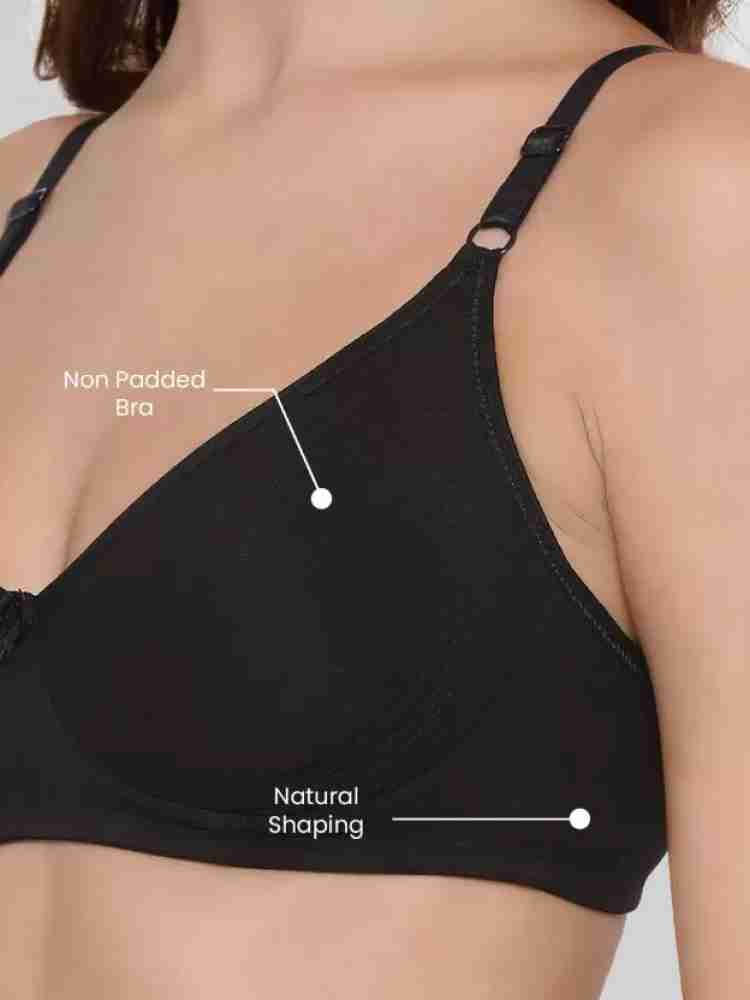 Purndeep Women's Cotton blend Soft Non-Padded, Non-Wired, Full Coverage  Regular Seamed Back Closure Everyday Bra pack of 1