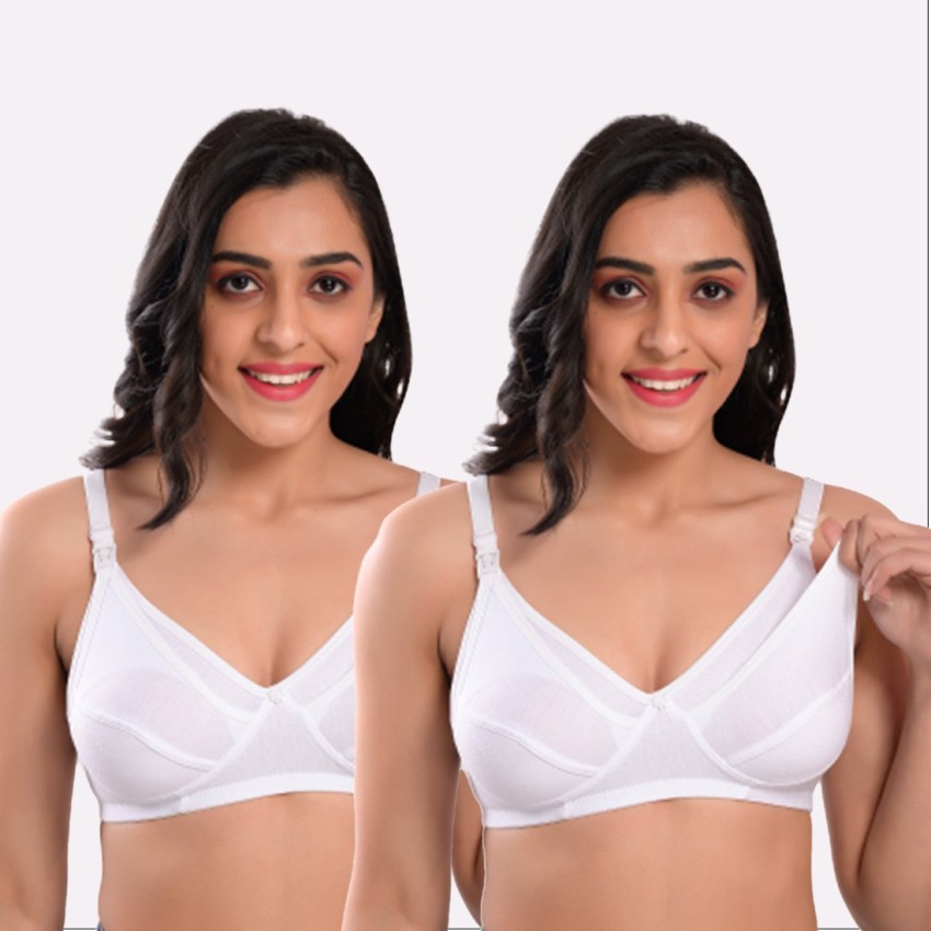 Hanes Women Maternity or Nursing Bra - G709, Size 34B - Colour: White,  White (Pack of 2) : : Clothing & Accessories