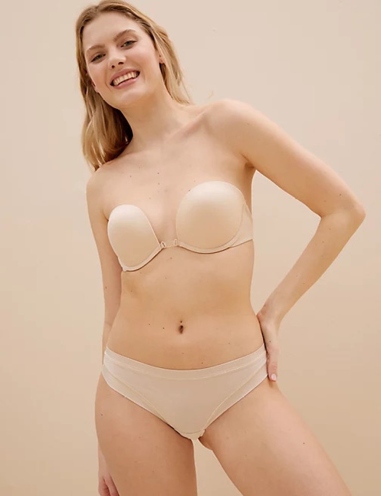 Marks & Spencer Women's 100 Ways to Wear Multiway Strapless Plunge Bra with  Low Back Converter