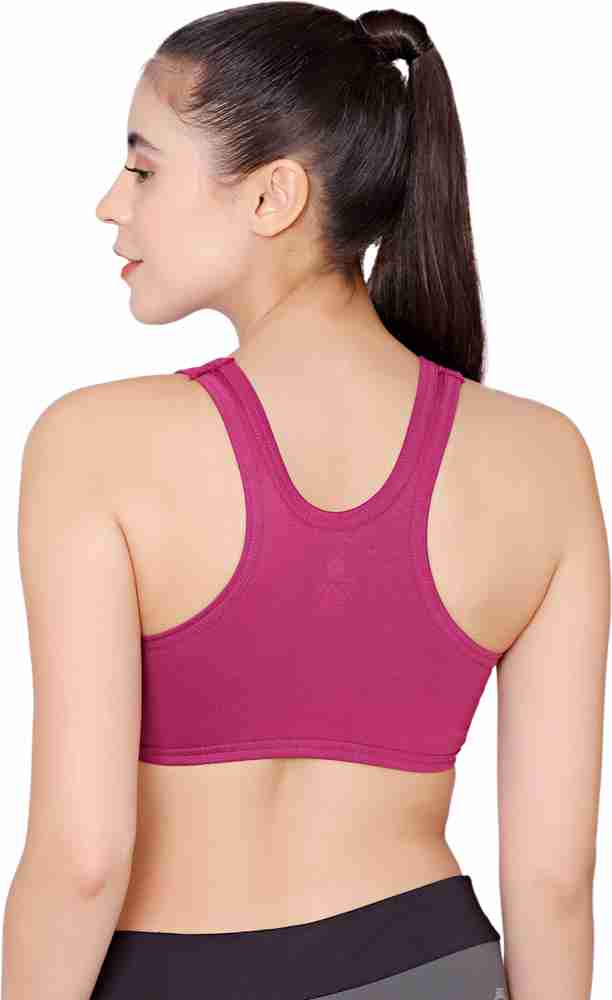 BODYCARE 1610B Cotton, Spandex Full Coverage Seamless Sports Bra (Black) in  Noida at best price by Blessings Stores - Justdial