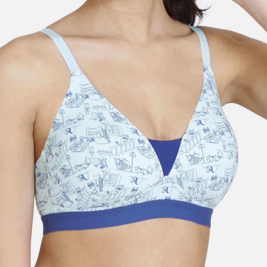 Buy Zivame Padded Non Wired 3/4th Coverage T-shirt Bra-clearwater