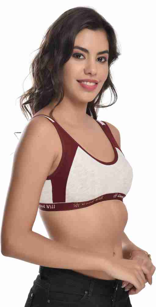 GOODWILL DERBY SPORTS Girls Sports Non Padded Bra - Buy GOODWILL DERBY SPORTS  Girls Sports Non Padded Bra Online at Best Prices in India
