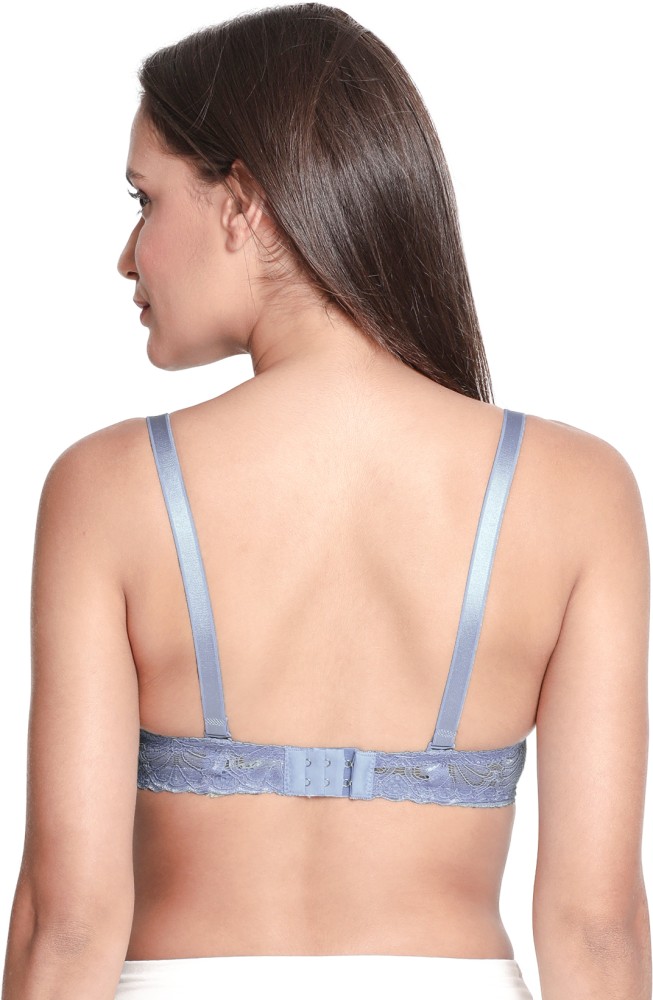 Buy online Blue Nylon Push Up Bra from lingerie for Women by Susie for ₹499  at 38% off