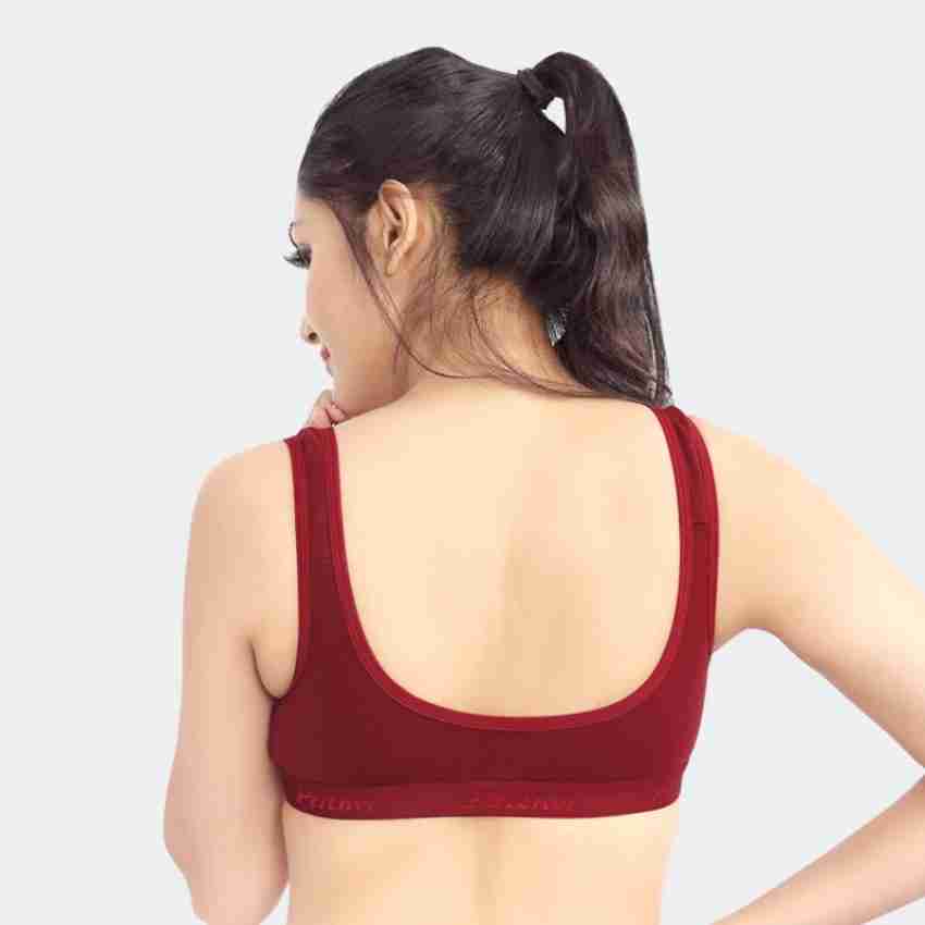 Buy Fynfo Prithvi Ayathi Pad Softened Shoulder Strap with Adjustment  Everyday Cotton Bra for Women Pack of 2 (95 cm) Online In India At  Discounted Prices