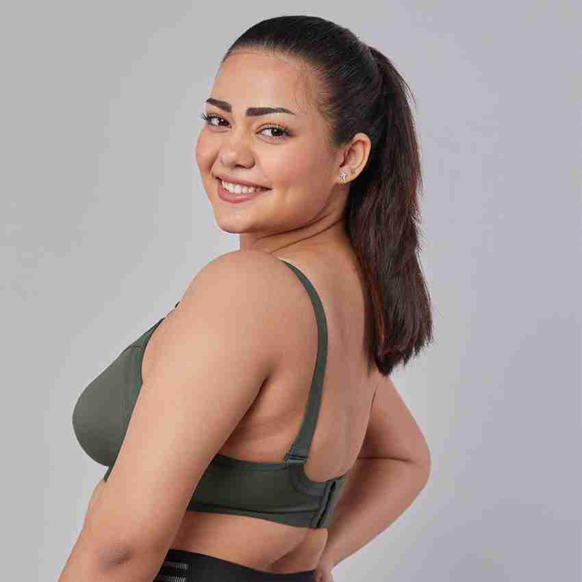 Buy maashie M4408 Cotton Non-Padded Non-Wired Everyday Bra, Olive 34C, Pack of 2 Women Full Coverage Non Padded Bra Online at Best Prices in India