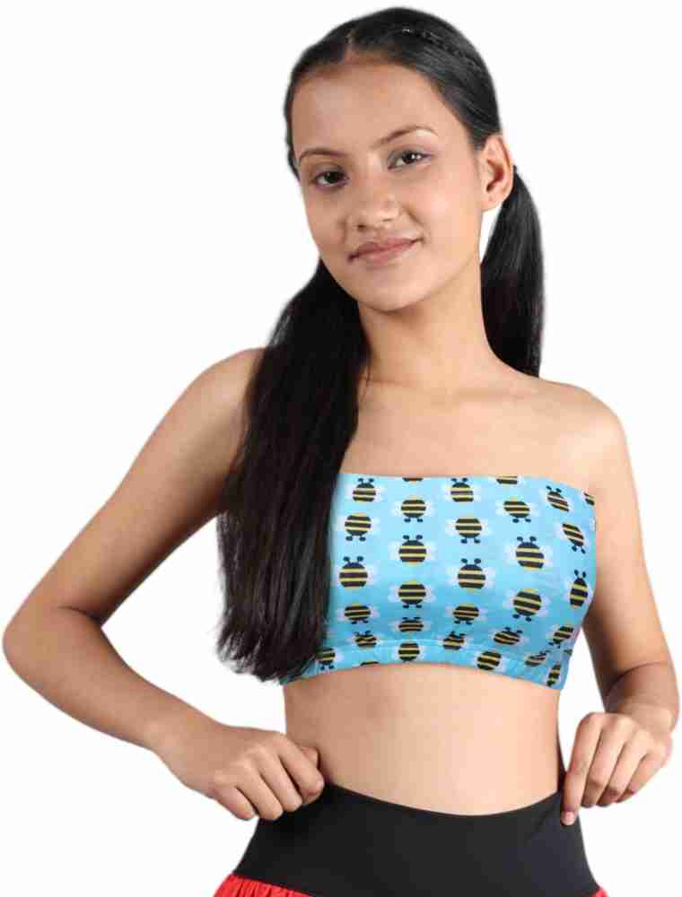 Double-layer Cotton Tube Bra For Girls  Non Padded Strapless Bra For –  D'chica