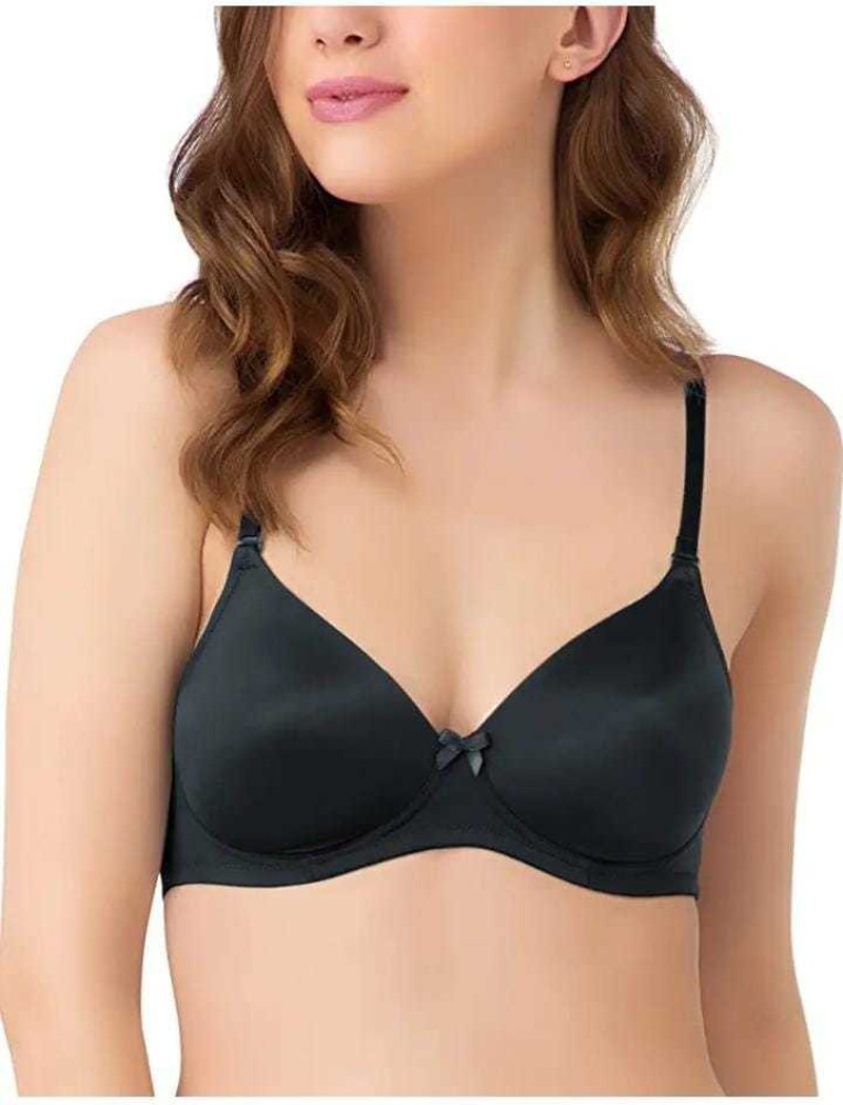 Buy Floret Pack of 2 Solid Non-Wired Heavily Padded Push-Up Bra -  Multi-Color online