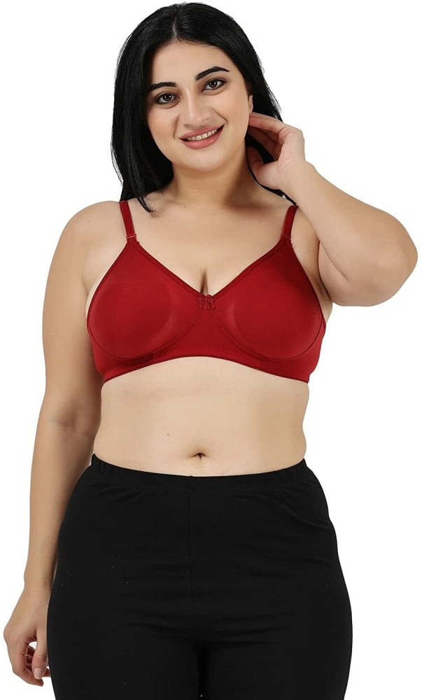 Buy IN CARE LINGERIE Women Everyday Non Padded Bra (Maroon, Red) Online at  Best Prices in India - JioMart.
