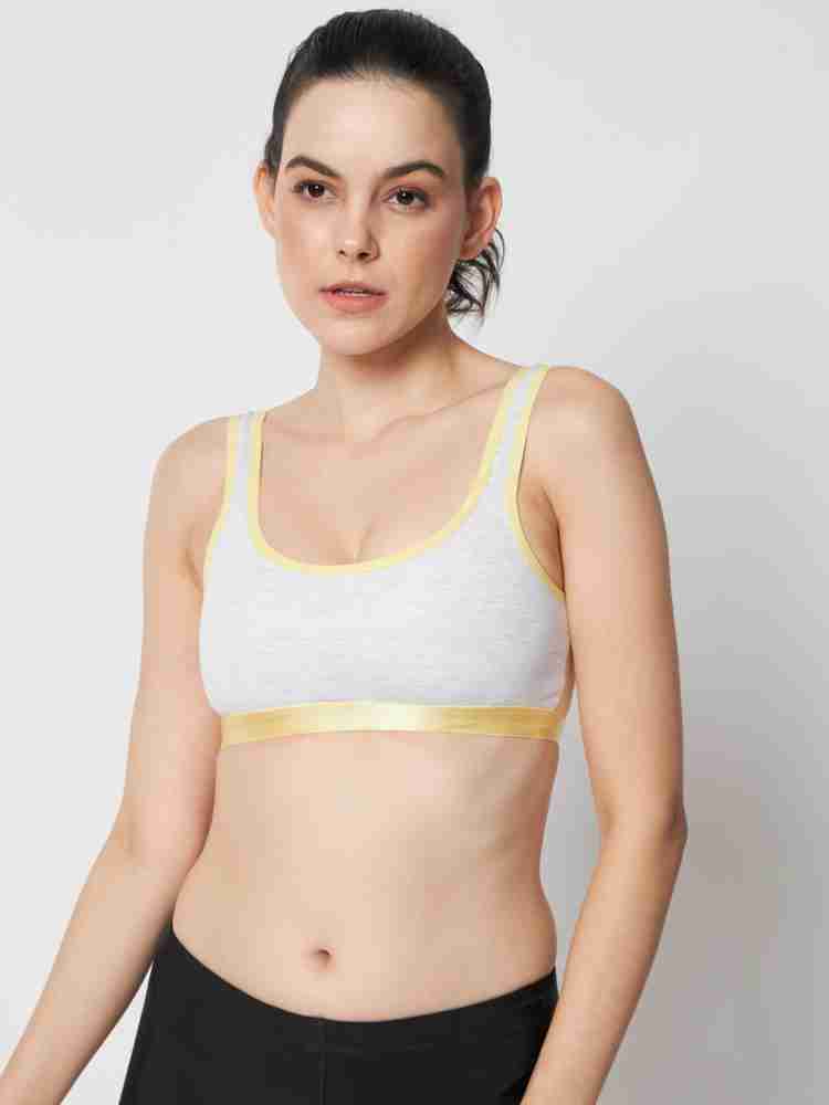 Envie Women Lightly Padded Sports Bra/Non-Wired Removable Padded