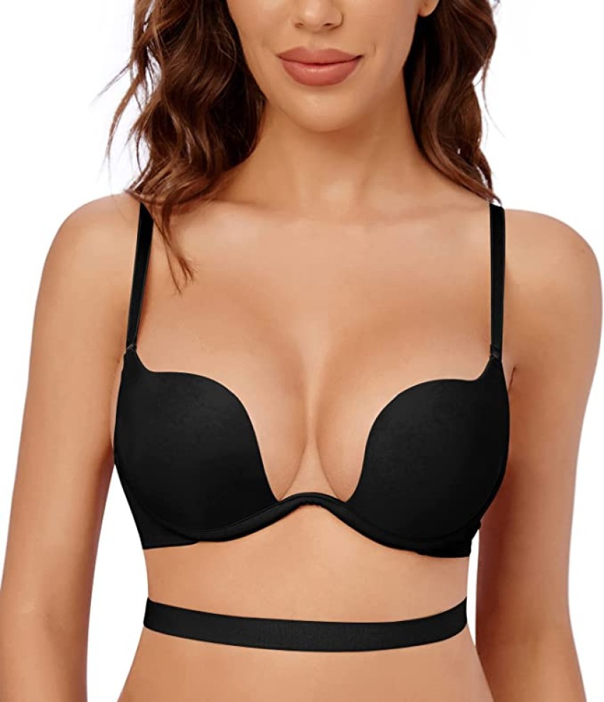 Wireless Ultra-Supportive Double-Buckle Bra,Push up Plus Size Cup Breast  Bra with Front Buckle,Beauty Back Sexy Push Up Bra (36C, Skin Color) :  : Everything Else