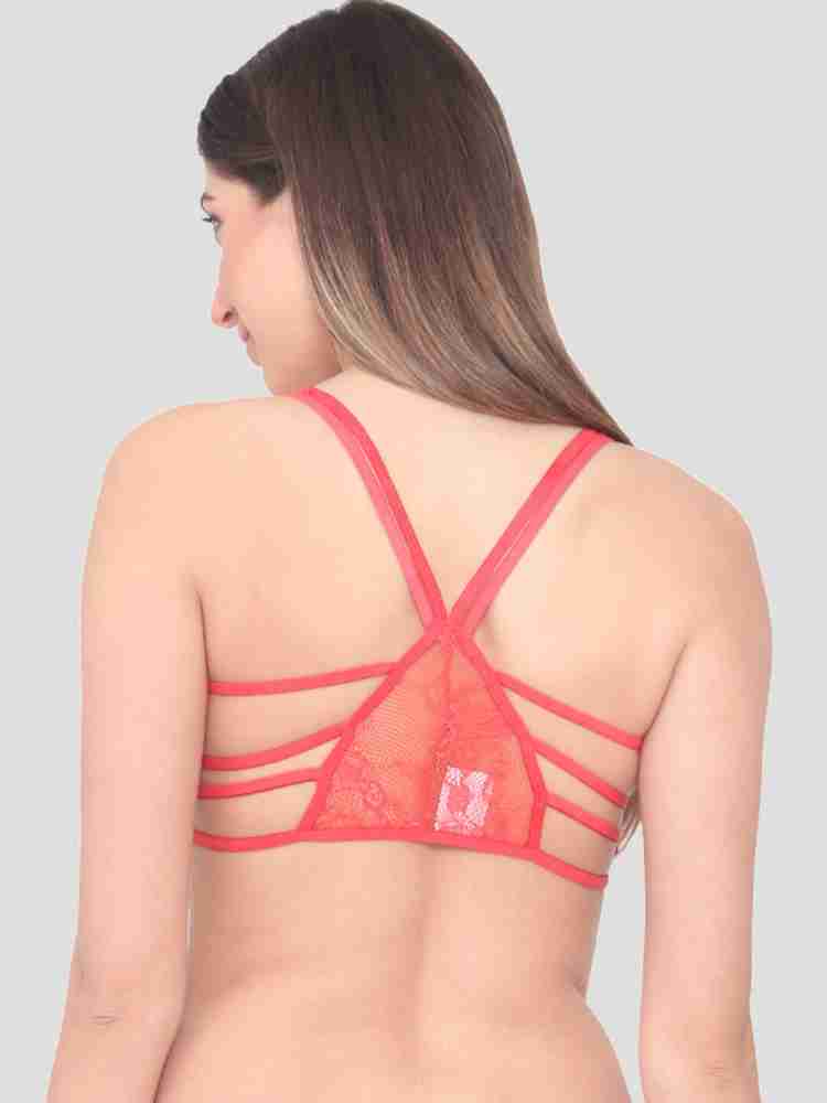 Kamz N-Gal Lace Racer Back Bralettes Bra Women Bralette Non Padded Bra -  Buy Kamz N-Gal Lace Racer Back Bralettes Bra Women Bralette Non Padded Bra  Online at Best Prices in India