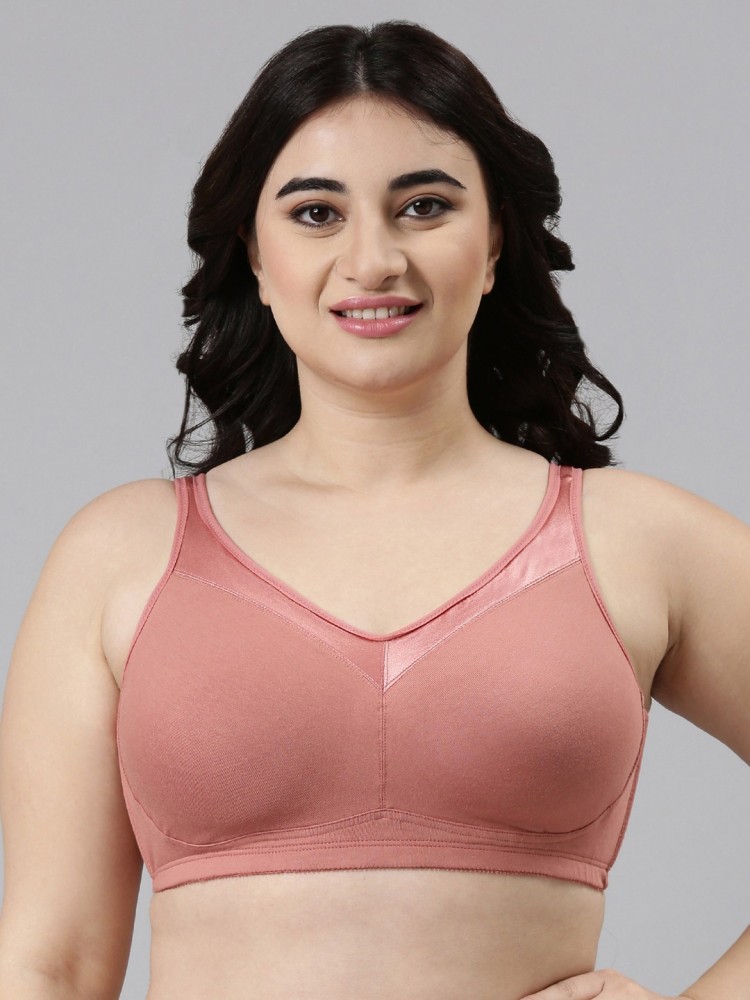 Enamor Full Support Classic Lace Lift Bra For Women - Non-Padded