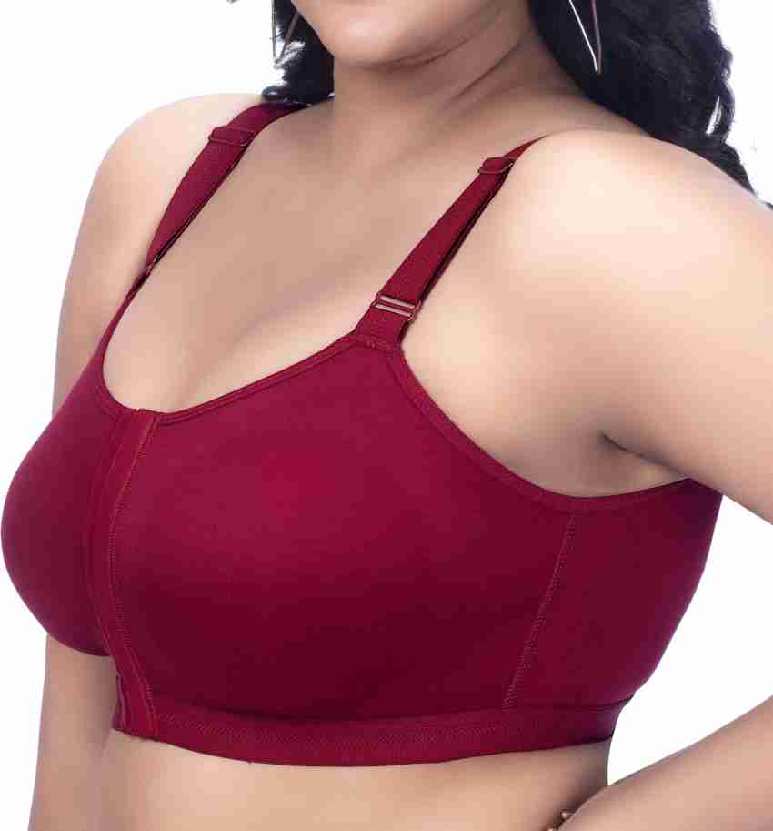 Trylo FRONT OPEN-WHITE-42-B-CUP Women Full Coverage Non Padded Bra - Buy  Trylo FRONT OPEN-WHITE-42-B-CUP Women Full Coverage Non Padded Bra Online  at Best Prices in India