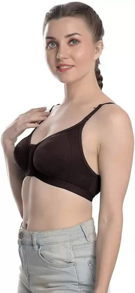 Viyan Hub FRONT HOOK BRA PO-3 MULTICOLOUR Women Everyday Non Padded Bra -  Buy Viyan Hub FRONT HOOK BRA PO-3 MULTICOLOUR Women Everyday Non Padded Bra  Online at Best Prices in India