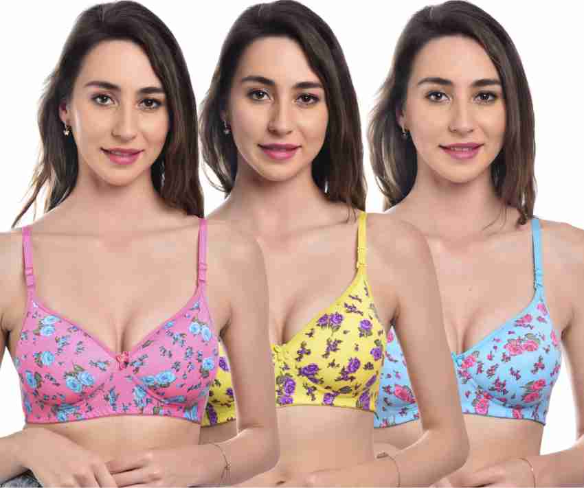 BLUE-WELL Women Full Coverage Lightly Padded Bra - Buy BLUE-WELL Women Full  Coverage Lightly Padded Bra Online at Best Prices in India
