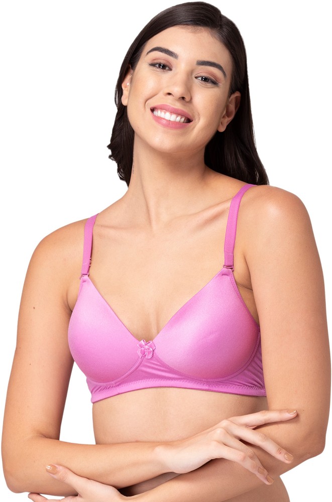 Buy Tweens Pack of 2 Non Padded Cotton T Shirt Bra - Orange Online at Low  Prices in India 