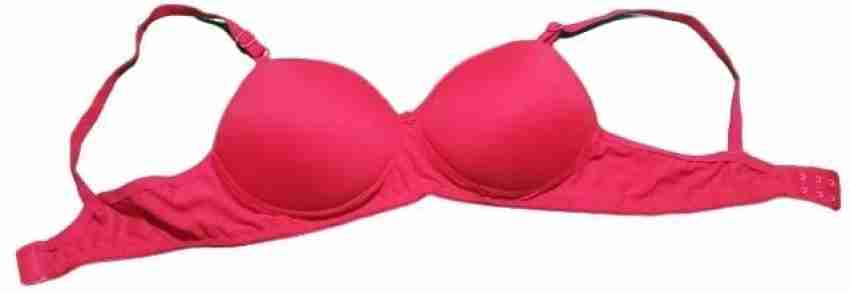 Buy online Pink Solid Push Up Bra from lingerie for Women by Prettycat for  ₹400 at 56% off