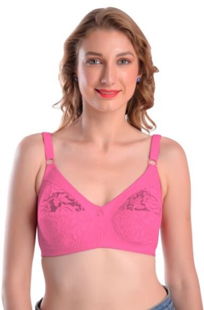 Buy Missvalentine Women's Non Padded fullcoverage bra-Valentine-32B-CARROT