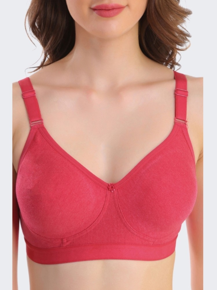 Buy online Peach Cotton Blend Sports Bra from lingerie for Women by Pooja  Ragenee for ₹142 at 25% off