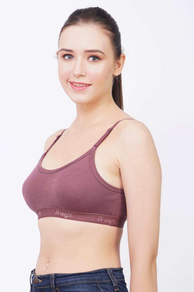 Alishan Molded Cups Double layered Sport's Bra Women Sports Non