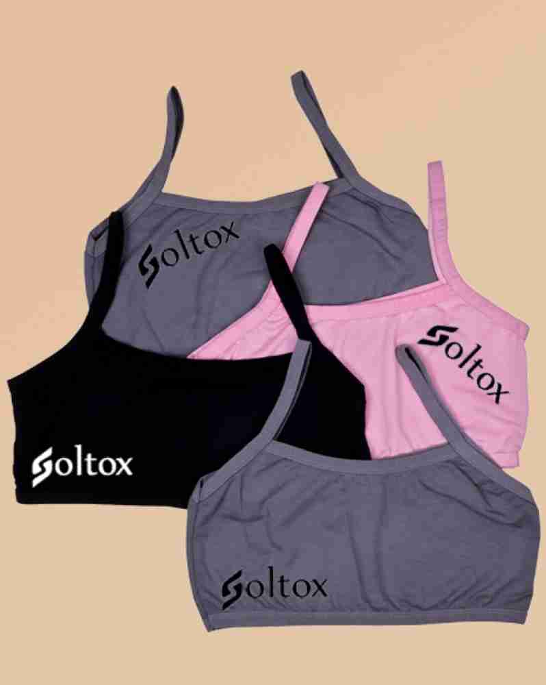 SOLTOX beginner bra pack of 6 Girls Training/Beginners Non Padded