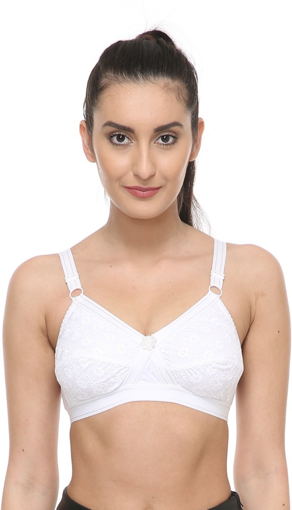 Ladyland Women T-shirt Non Padded Bra - 42c, White at Rs 286/piece, New  Delhi