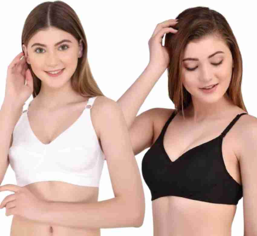 KAPASEE Fashion Women's Cotton Non Padded Bra Women Full Coverage