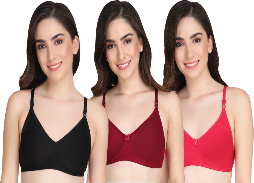 Pack of 3 Non-Padded Bras