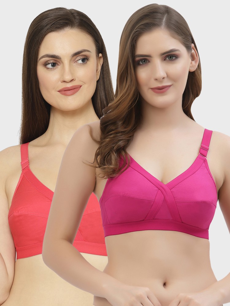 Floret Floret Women's Non Padded & Non-Wired Full Coverage Bra Women Full  Coverage Non Padded Bra - Buy Floret Floret Women's Non Padded & Non-Wired Full  Coverage Bra Women Full Coverage Non