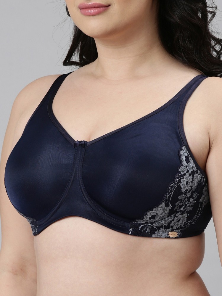 Enamor F036 Full Support T-shirt Bra - Full Coverage Non-Padded Wirefree -  Navy 38B in Ernakulam at best price by Days - Justdial
