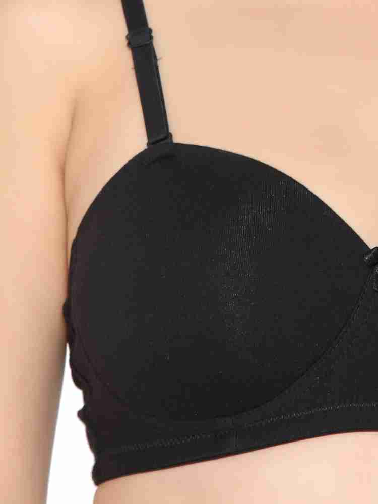 Buy Cotton Padded Non-Wired Strapless Balconette T-Shirt Bra Online India,  Best Prices, COD - Clovia - BR1531P13