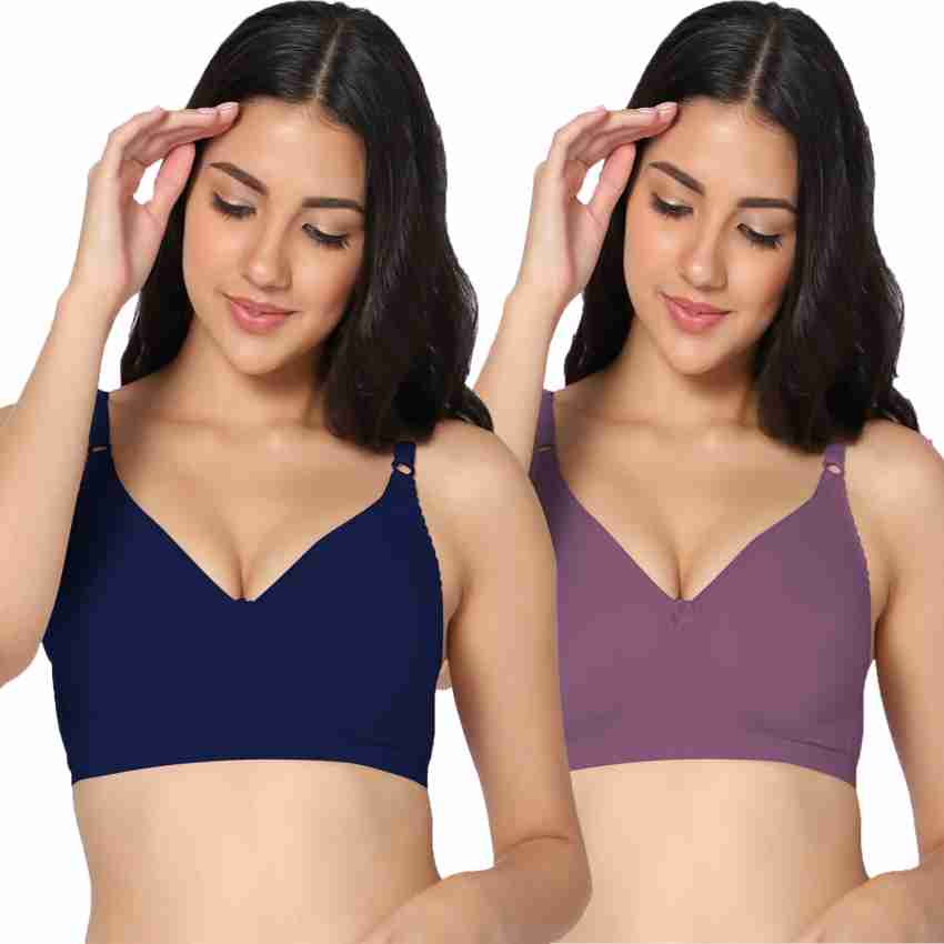 Buy online Blue Cotton Push Up Bra from lingerie for Women by Zivame for  ₹699 at 30% off
