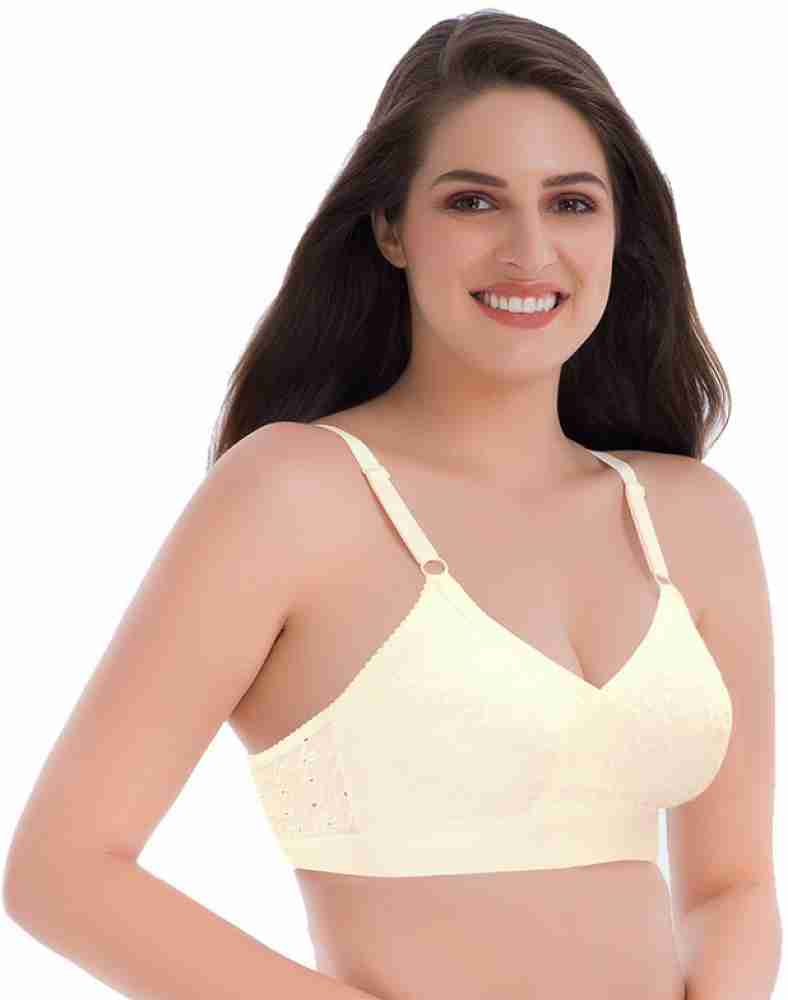 Groversons Paris Beauty Women's Cotton Non Padded Non-Wired Regular Bra