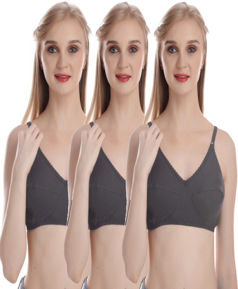 LooksOMG Women Full Coverage Non Padded Bra - Buy LooksOMG Women Full  Coverage Non Padded Bra Online at Best Prices in India