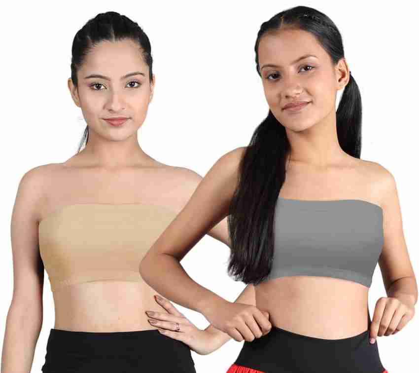 Dchica Strapless Bra for Girls Non-Wired Gym Workout Girls Women  Bandeau/Tube Non Padded Bra - Buy Dchica Strapless Bra for Girls Non-Wired  Gym Workout Girls Women Bandeau/Tube Non Padded Bra Online at