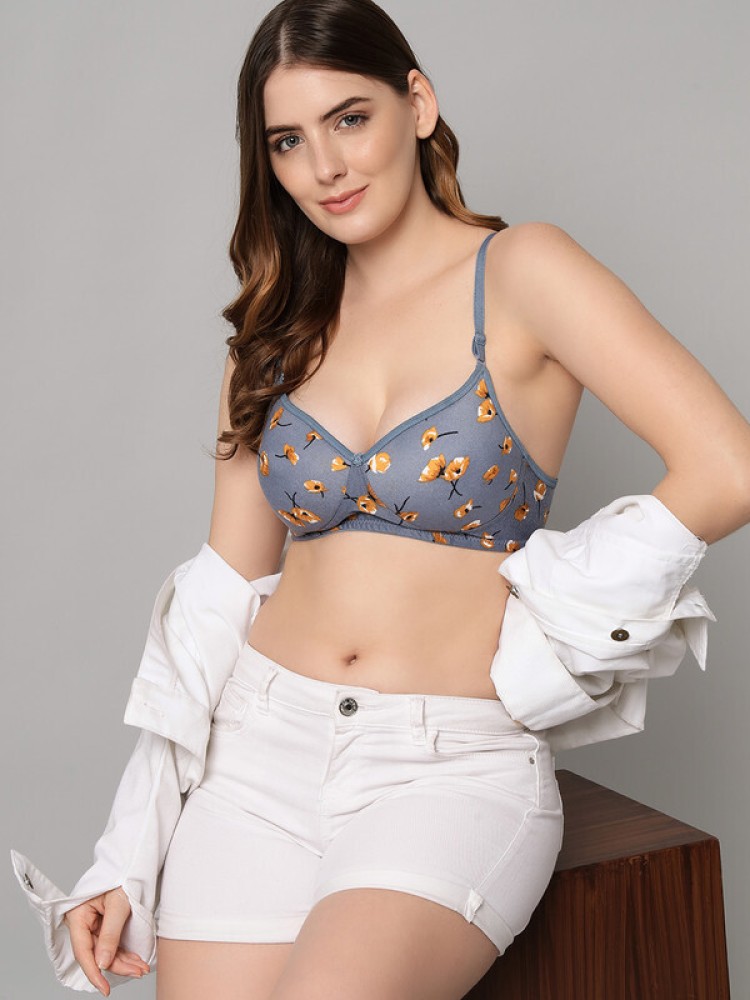 Trishikhine Women's Cotton Floral Printed Lightly Padded Bra Women Everyday  Lightly Padded Bra - Buy Trishikhine Women's Cotton Floral Printed Lightly  Padded Bra Women Everyday Lightly Padded Bra Online at Best Prices
