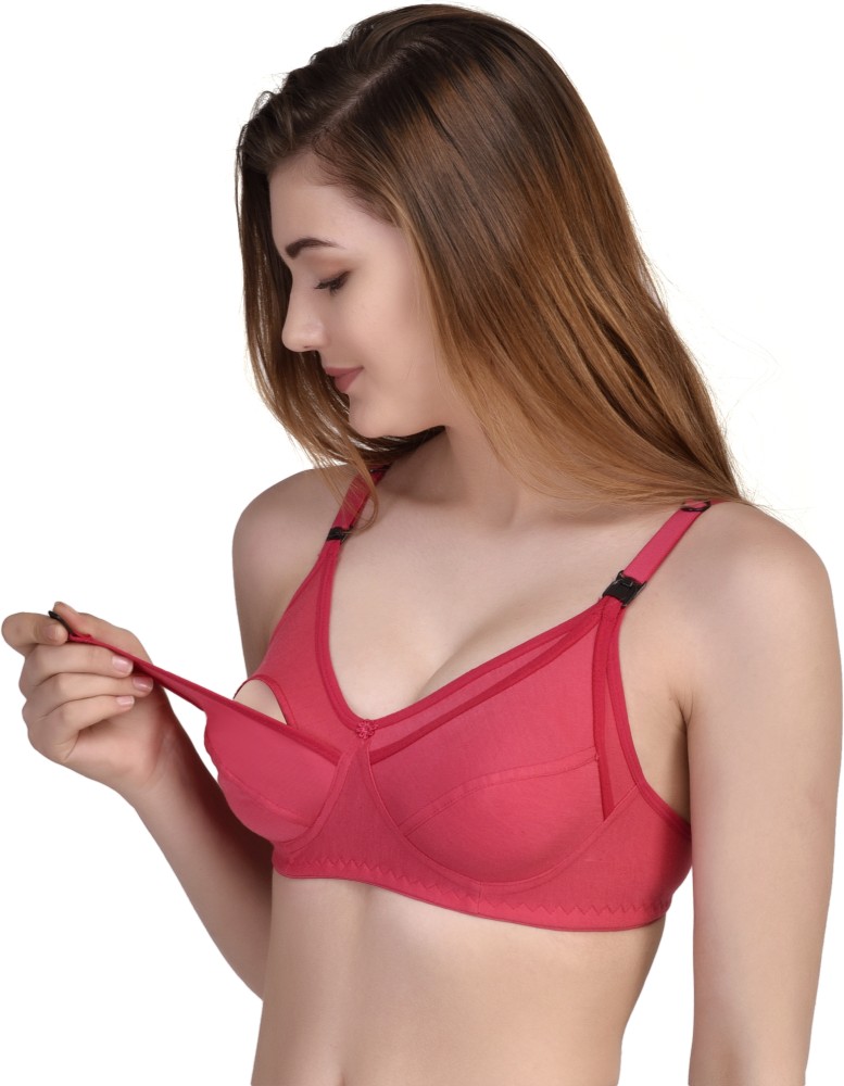 Buy online Maroon Non Padded Plunge Bra from lingerie for Women by N-gal  for ₹349 at 42% off