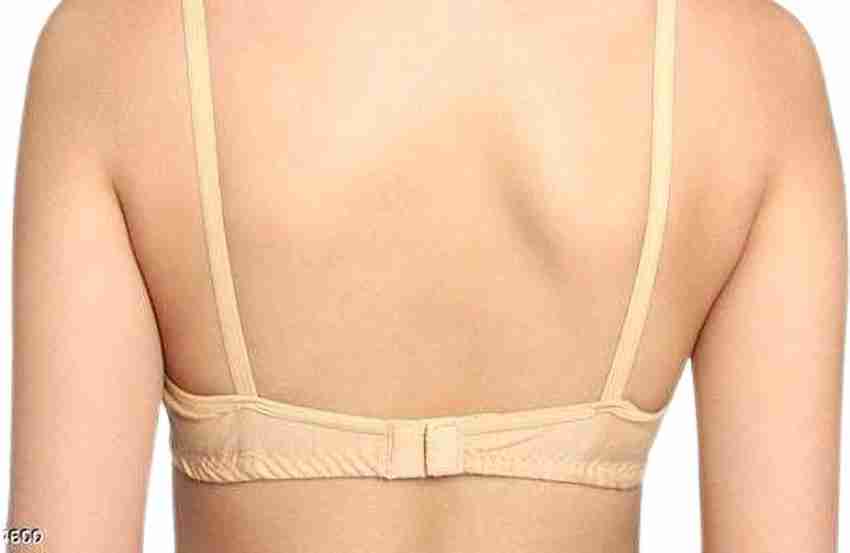 Buy Women's Hosiery Cotton Non- Padded Wire Free Seamless Full Coverage T-Shirt  Bra, Best Comfort