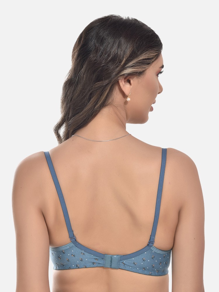 Buy Zunahme Women's Blended Non Padded Non-Wired Regular Bra (Pack