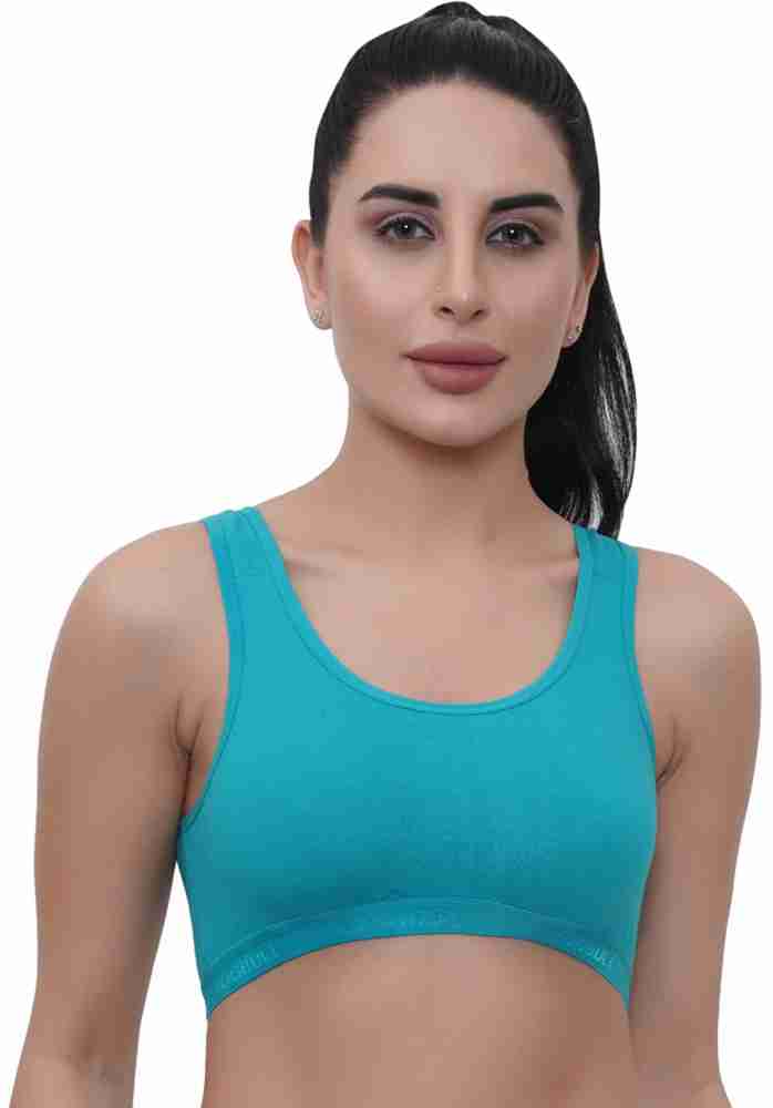 STOGBULL Cotton Lycra Sports Bra for Gym Yoga Exercise Running Workout  Regular Daily Use Women Sports Non Padded Bra - Buy STOGBULL Cotton Lycra Sports  Bra for Gym Yoga Exercise Running Workout