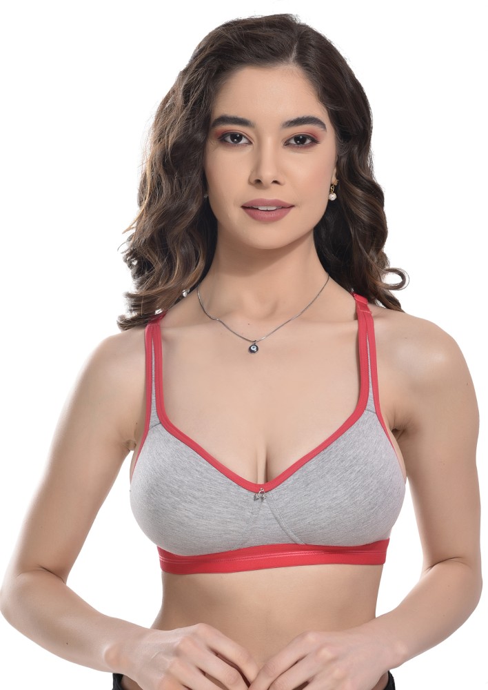 Solid Padded Tube Bra With Detachable Strap, Lingerie, Sports Bra Free  Delivery India.