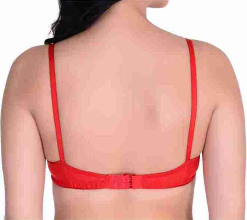 NAVRISE Women's Cotton Padded Non-Wired T-Shirt Lightly Padded Bra