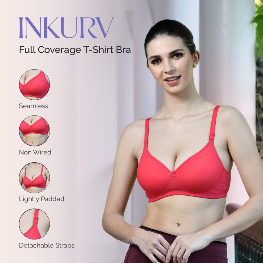 INKURV lily Women Full Coverage Lightly Padded Bra - Buy INKURV lily Women  Full Coverage Lightly Padded Bra Online at Best Prices in India