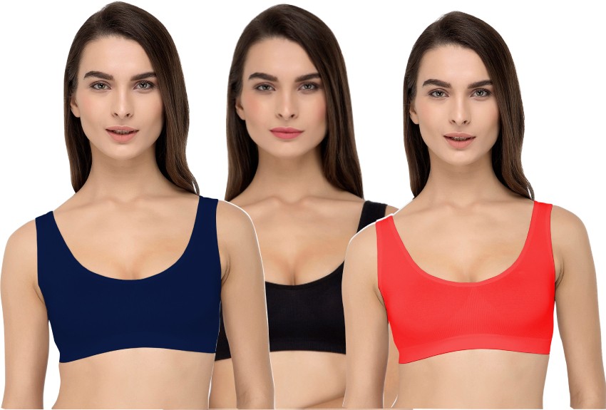 Buy online Pack Of 2 Lightly Padded Sports Bra from lingerie for Women by  Alishan for ₹350 at 77% off