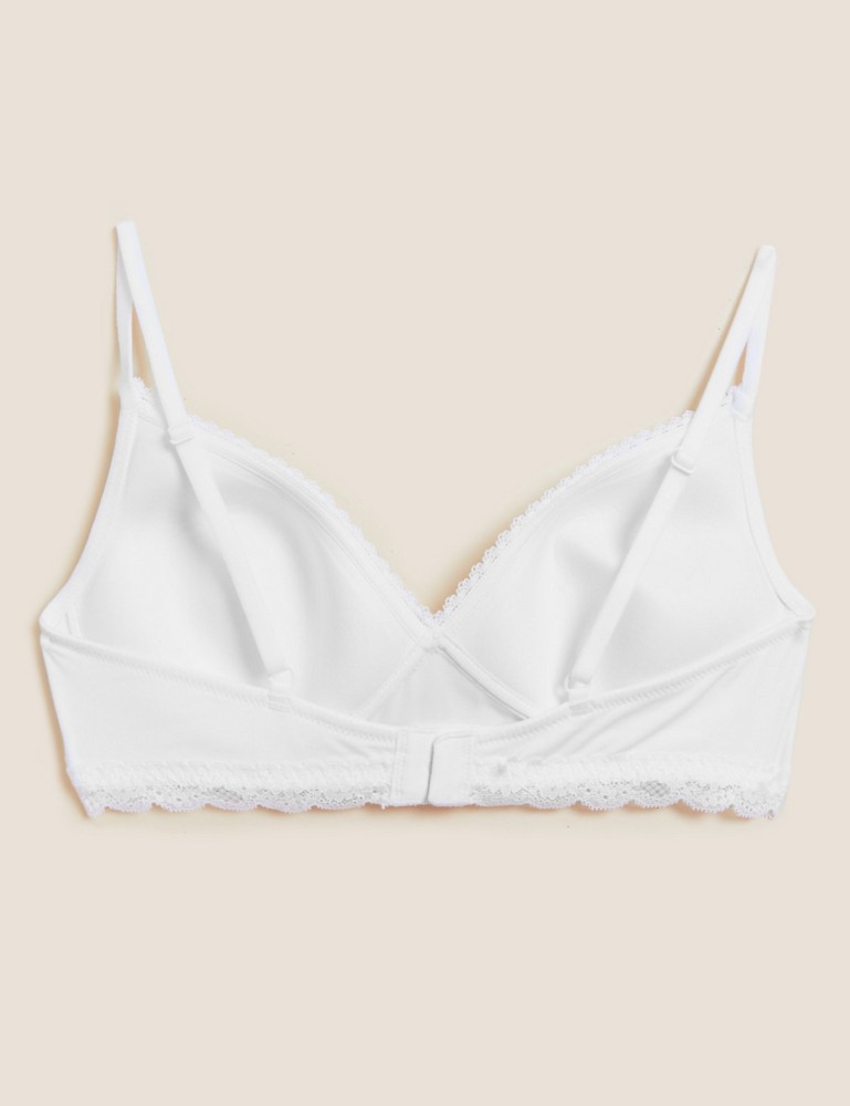 Buy Marks & Spencer Green Satin Finish Underwired Lightly Padded Everyday  Bra - Bra for Women 9642357