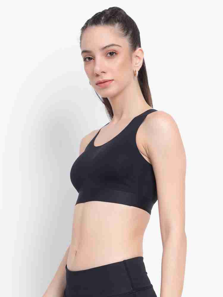 Buy online Blue Nylon Sports Bra from lingerie for Women by Parkha for ₹419  at 79% off
