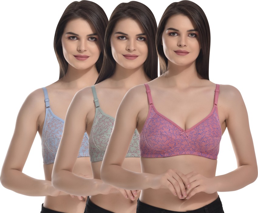 Alishan Women's Cotton Side Support High Coverage Everyday Bra – Online  Shopping site in India